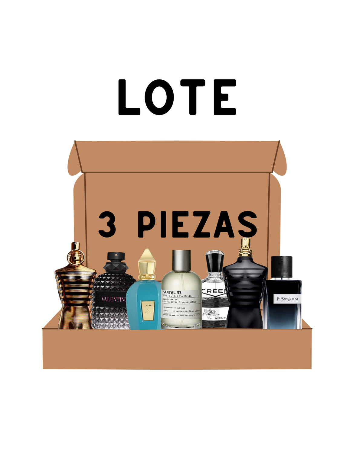 Lote de 3 Perfumes Surtidos