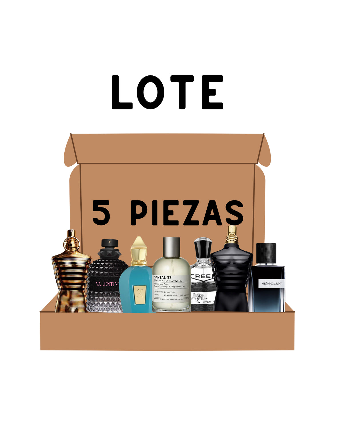 Lote de 5 Perfumes