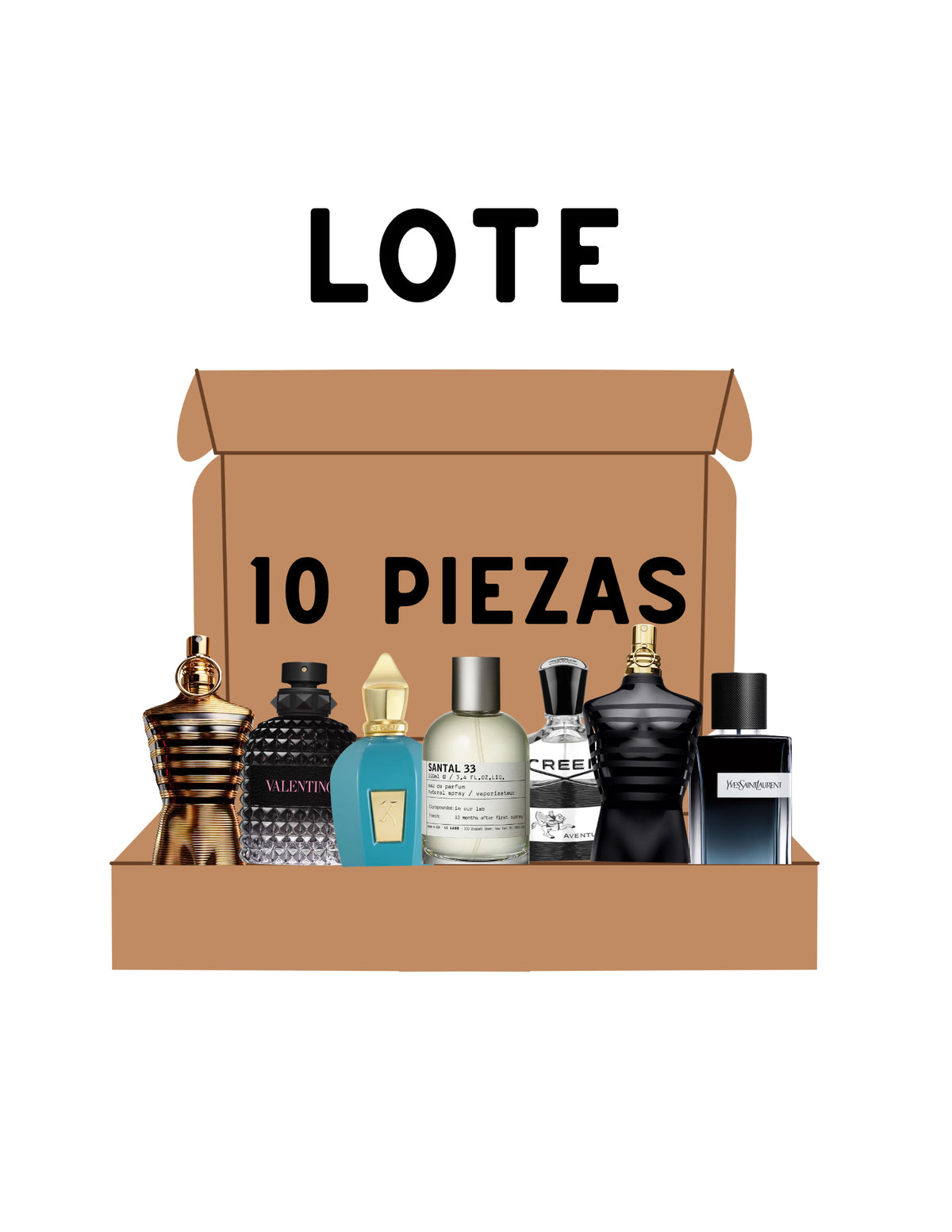 Lote de 10 Perfumes